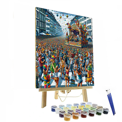 Zürich Street Parade Painting By Numbers Kit