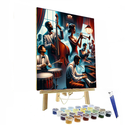 Vintage Jazz Night Paint By Color