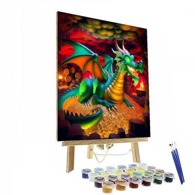 Fairy Tale Dragon's Lair Numbered Painting Kits