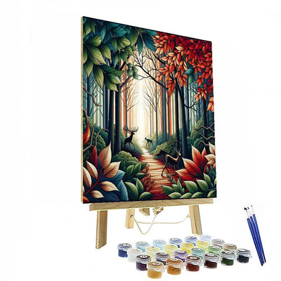 Vibrant Forest Walk Paint By Numbers Kits