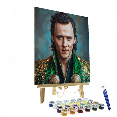 Tom Hiddleston: Embracing The Charm Of Loki Paint By Number