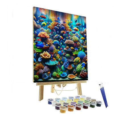 Underwater Adventure Scene Paint By Number