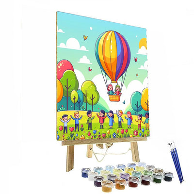 Exciting Balloon Ride Paint By Numbers