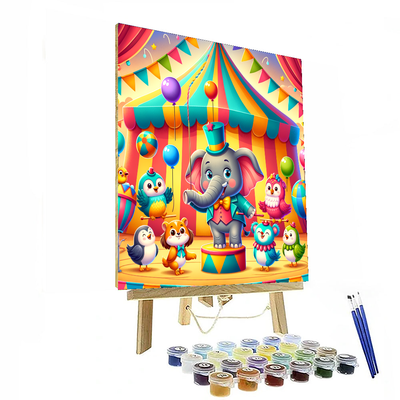 Creative Critter Circus DIY Paint By Numbers