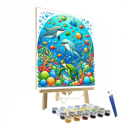 Cute Ocean Friends Paint By Numbers