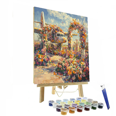 Dubai Miracle Garden - United Arab Emirates Numbered Painting Kits