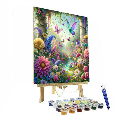 Fantastic Garden Of Whimsy Paint By Number