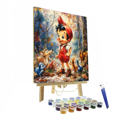 Pinocchio's Journey Of Discovery - Disney Inspired Paint By Numbers Art