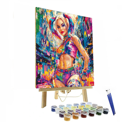 Margot Robbie: The Vibrant Spirit Of Harley Quinn Paint By Numbers Kits