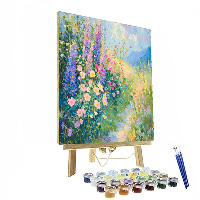 Claude Monet Inspired Serene Landscape Escape  Painting By Numbers Kit