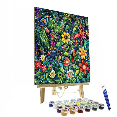 Frida Kahlo Inspired Heart Of The Jungle  Painting Number Kit