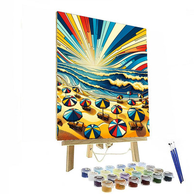 Vibrant Ocean Breeze Paint By Numbers Art