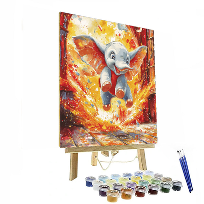 Dumbo's Circus Delight - Disney Inspired Painting Number Kit