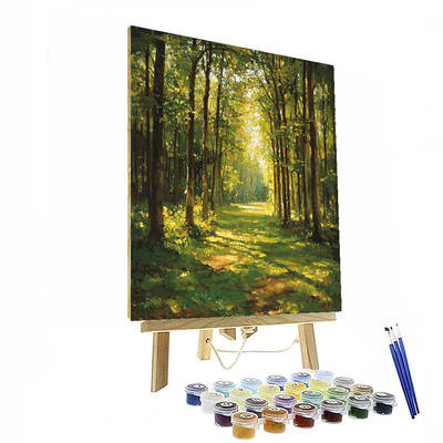 Claude Monet Inspired Luminous Forest  Paint By Numbers Kits