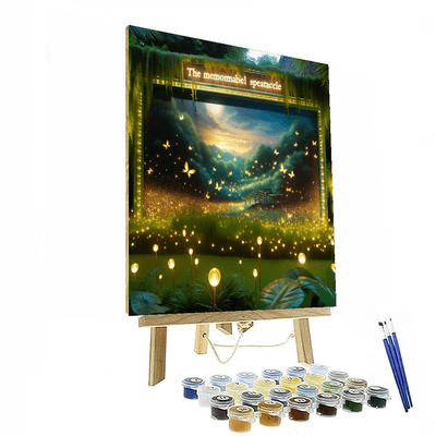 Twinkling Fireflies Painting Number Kit