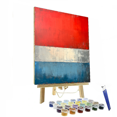 Mark Rothko Inspired Melancholy Harmony  Painting By Numbers Kit