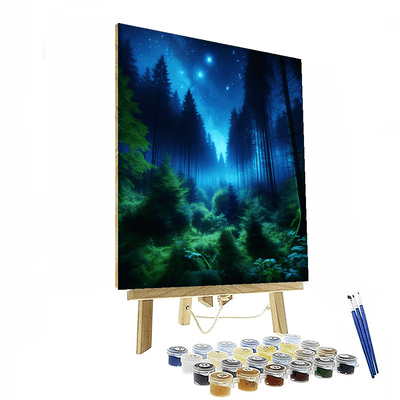 Starry Woodland Retreat Numbered Painting Kits