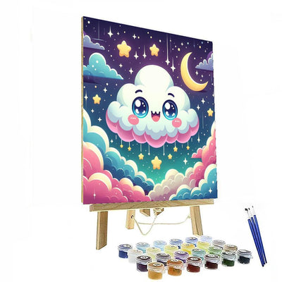 Dreamy Cloud Creatures Paint By Numbers