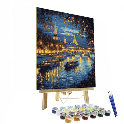 Seine River Cruise Paint By Numbers Kits