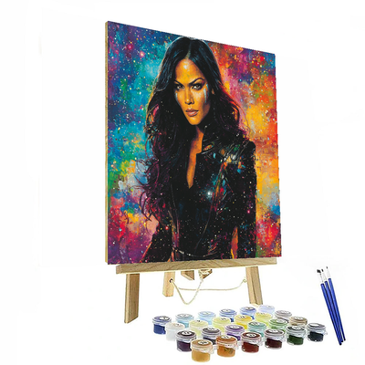 Zoe Saldana: The Fierce Guardian Of The Galaxy Paint By Numbers