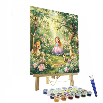 Sofia The First Royal Garden - Disney Inspired Paint By Numbers Kits