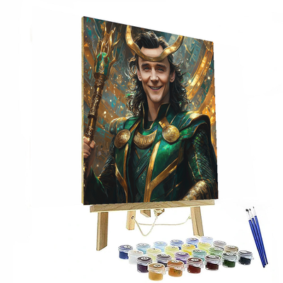 Tom Hiddleston: The Enigmatic Mischief Of Loki Paint By Numbers Kits