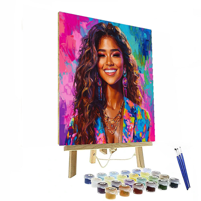 Zendaya: Rising Star With A Zest For Life Numbered Painting Kits