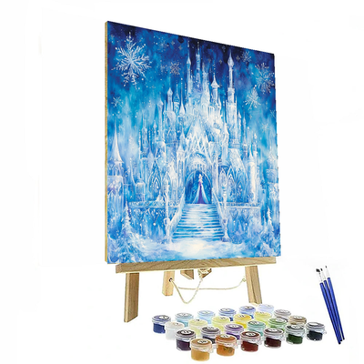 Elsa's Ice Castle Dreams - Disney Inspired Number Painting