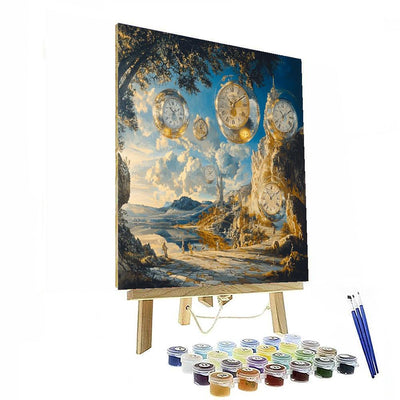 Salvador Dali Inspired The Journey Of Time  Numbered Painting Kits