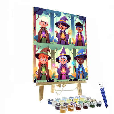 Magical Wizard's Quest Painting By Numbers Kit