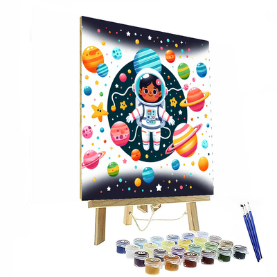 Celestial Space Voyage Paint By Color