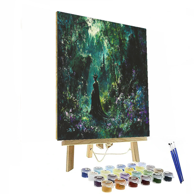 Maleficent's Enchanted Forest - Disney Inspired Paint By Numbers Art