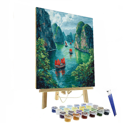 Ha Long Bay - Quang Ninh Province Paint By Numbers Kits