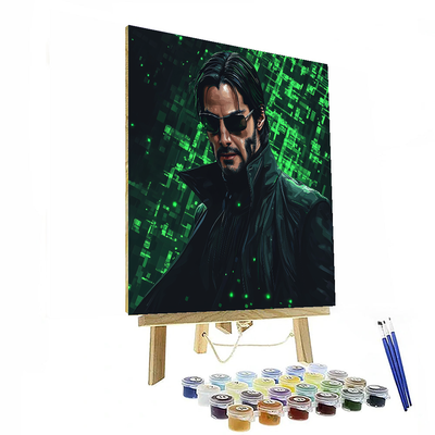 Keanu Reeves: Embracing The Matrix Of Versatility Painting By Numbers Kit