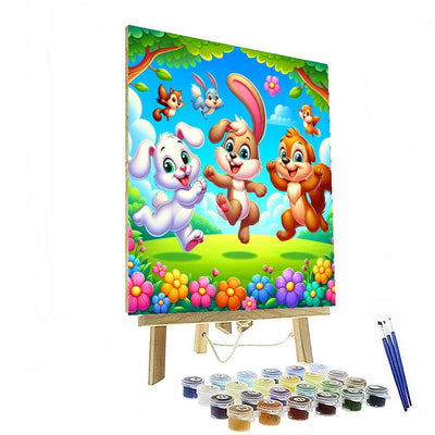 Cute Critters In The Park Paint By Number