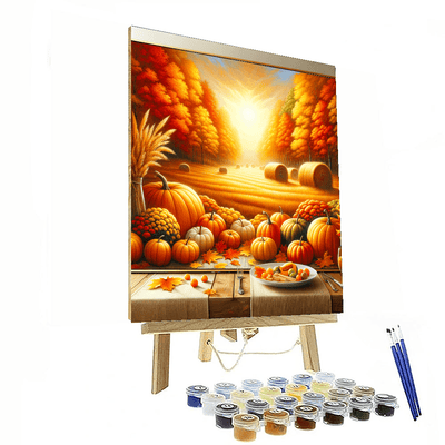 Cozy Autumn Harvest Paint By Numbers