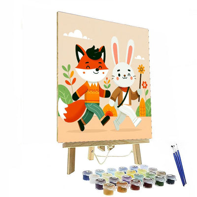 Whimsical Woodland Parade Painting Number Kit