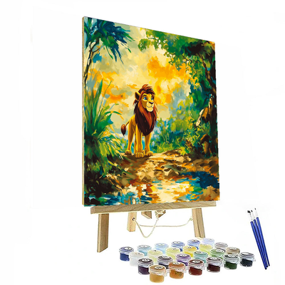 Simba's Roaring Safari - Disney Inspired Paint By Color