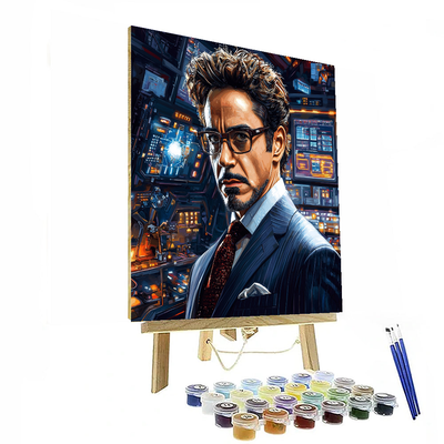 Robert Downey Jr.: The Iron Will Of Tony Stark Painting Number Kit