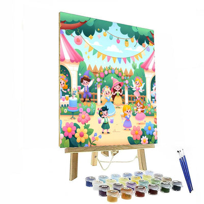 Fairy Tale Garden Party Paint By Numbers Art