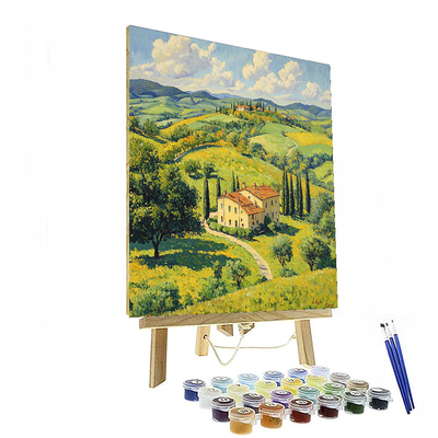 Camille Pissarro Inspired Tuscany Dreams  DIY Paint By Numbers