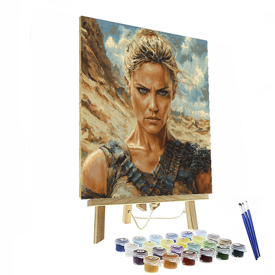 Charlize Theron: The Unstoppable Force Of Furiosa Paint By Color