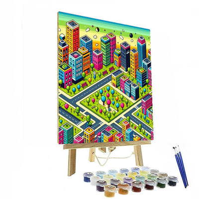 Cityscape Creators Paint By Numbers Art