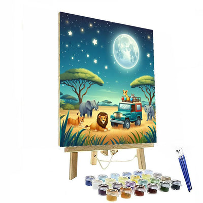 Starlight Safari DIY Paint By Numbers