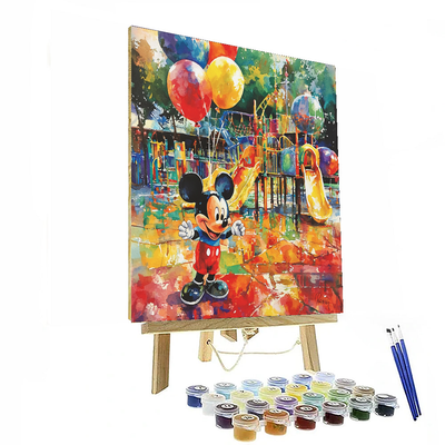 Mickey's Magical Playground - Disney Inspired Paint By Numbers Kits