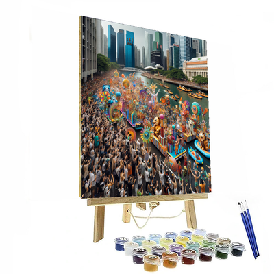 Moomba Festival - Melbourne Painting By Numbers Kit