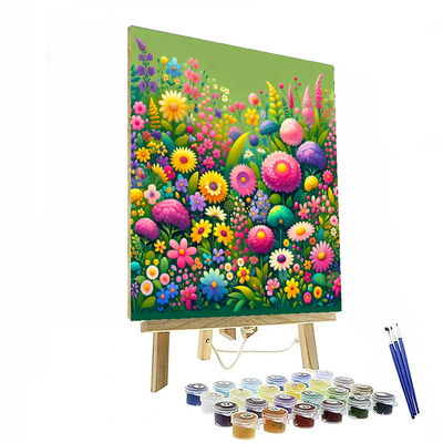 Bursting Petals Of Joy Paint By Number