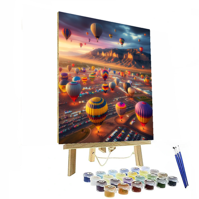 The Albuquerque International Balloon Fiesta - New Mexico Painting By Numbers Kit