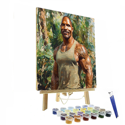 Dwayne Johnson: Scaling New Heights As The Rock Paint By Numbers Kits