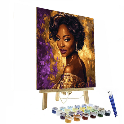 Viola Davis: The Resolute Voice Of Strength Painting Number Kit